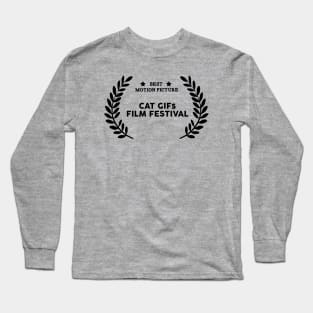 Cat Gifs Film Festival Winner : Best Motion Picture Long Sleeve T-Shirt